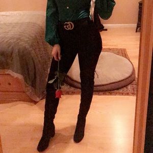 Hudson black high rise jeans size 25